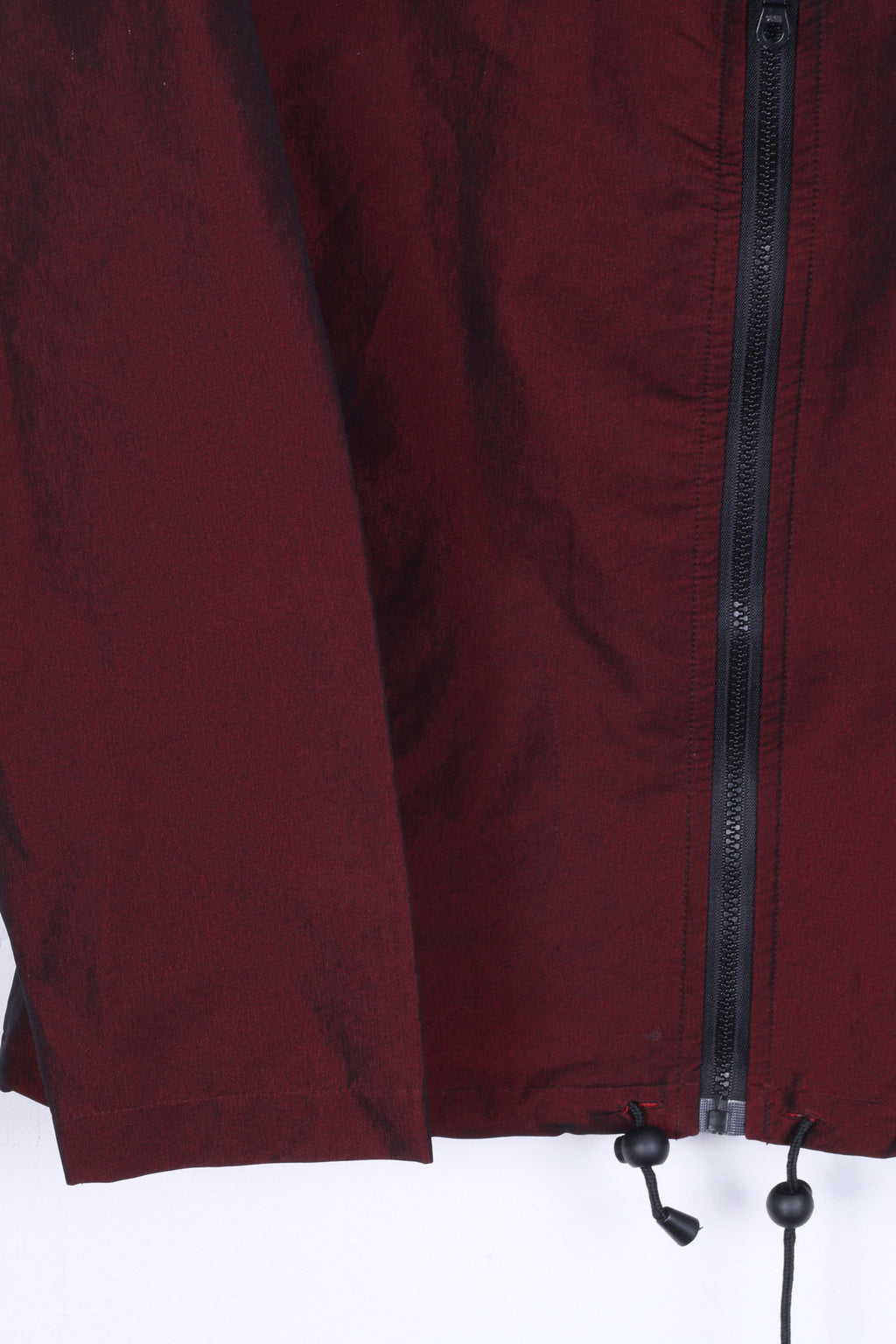 Madeleine Womens 40 L Blazer Jacket Shiny Red Hood Vintage - RetrospectClothes