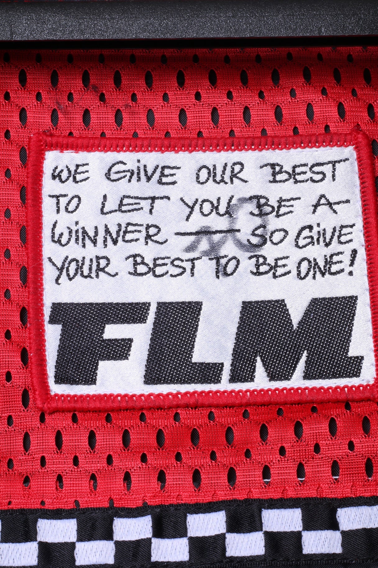 FLM Polo Mens L Racing Jacket Noir Greyhound Moto Textile Haut