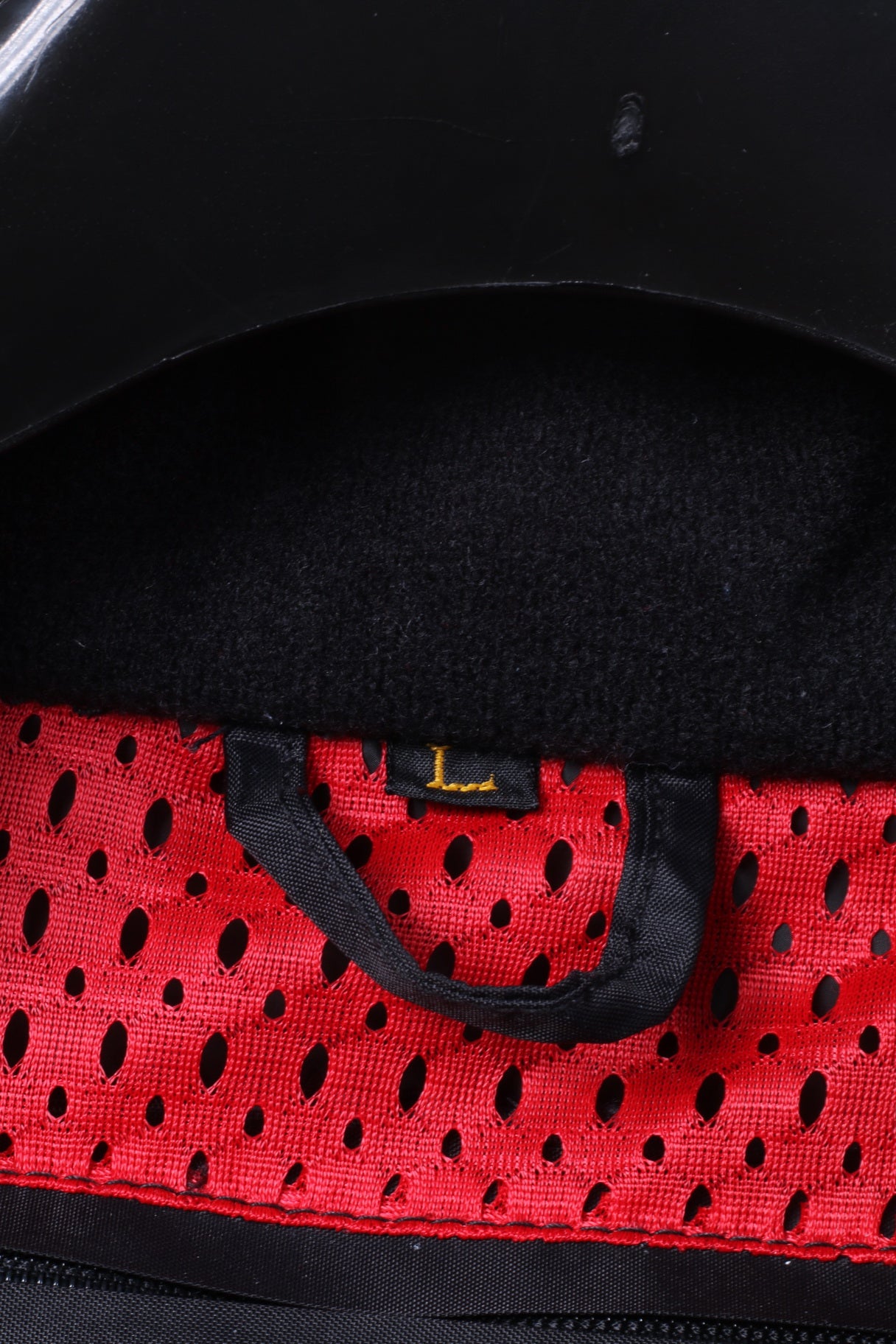 FLM Polo Mens L Racing Jacket Noir Greyhound Moto Textile Haut