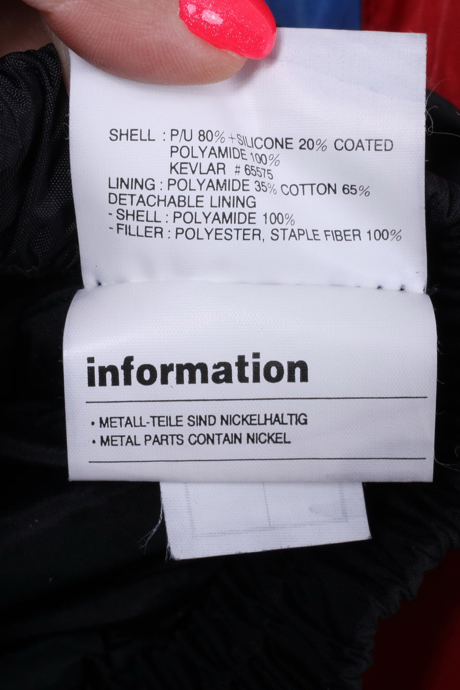 FLM Polo Mens L Racing Jacket Noir Greyhound Moto Textile Haut