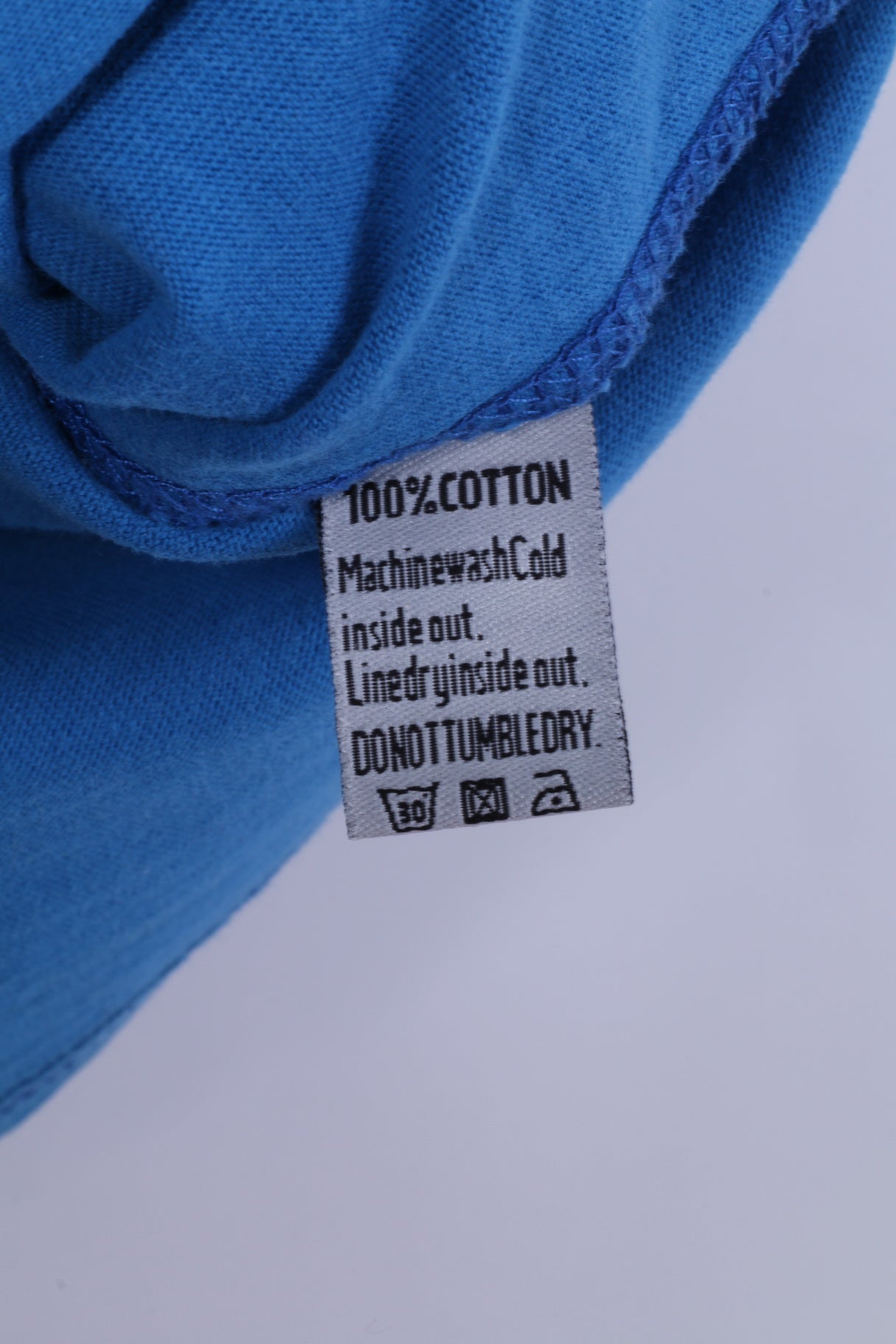 Superdry T-Shirt M Homme Bleu Coton Graphic Scrambler Racing Team Top