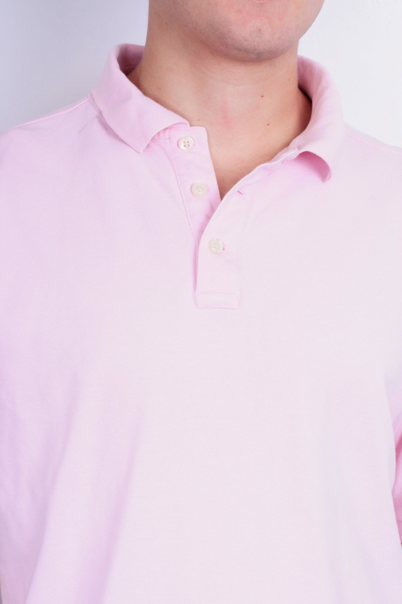 Racing Green Mens XL Polo Shirt Short Sleeve Pink Standard Fit - RetrospectClothes