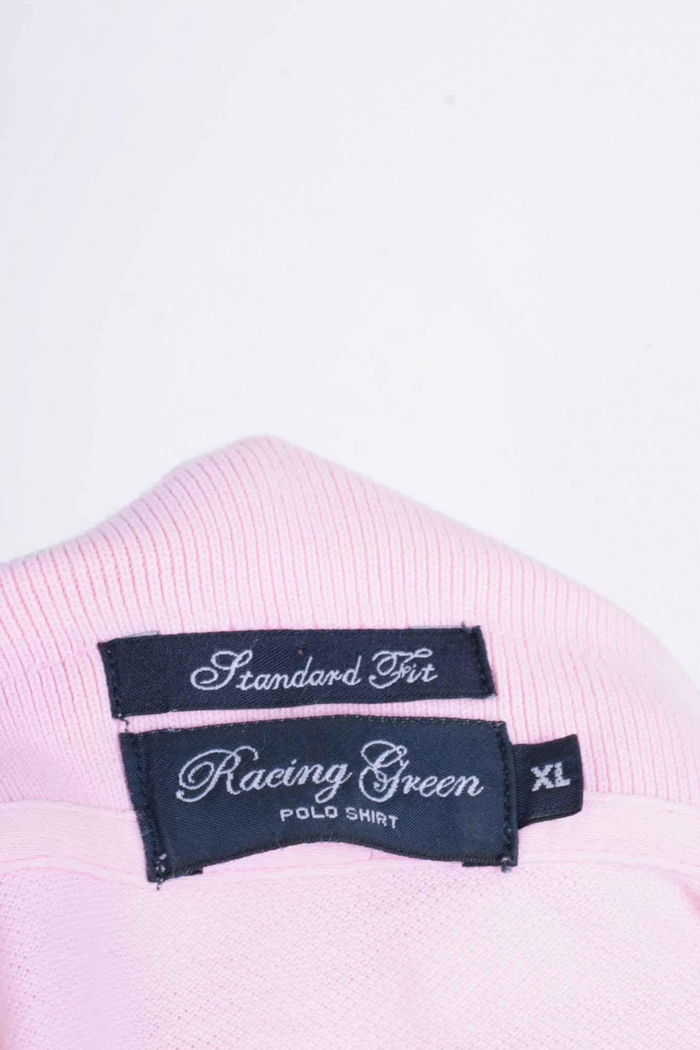 Racing Green Mens XL Polo Shirt Short Sleeve Pink Standard Fit - RetrospectClothes