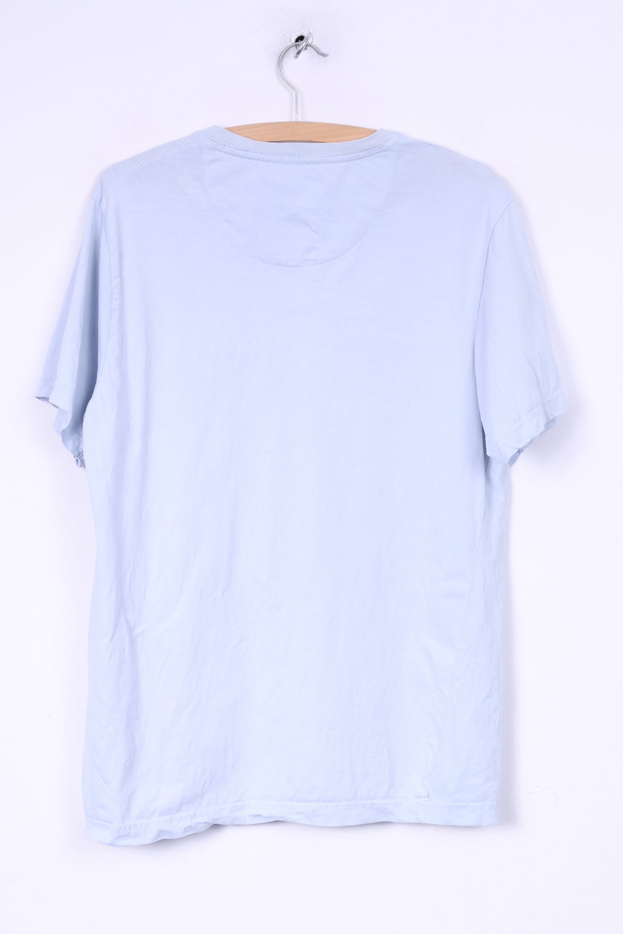 Joe Browns Dynamic Tees Mens M T-Shirt Crew Neck Graphic Blue Live Life Regret Nothing