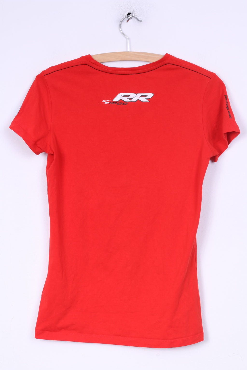 Bmw Motorrad T-shirt da donna M girocollo in cotone grafica RR S1000 maglietta estiva Alien 