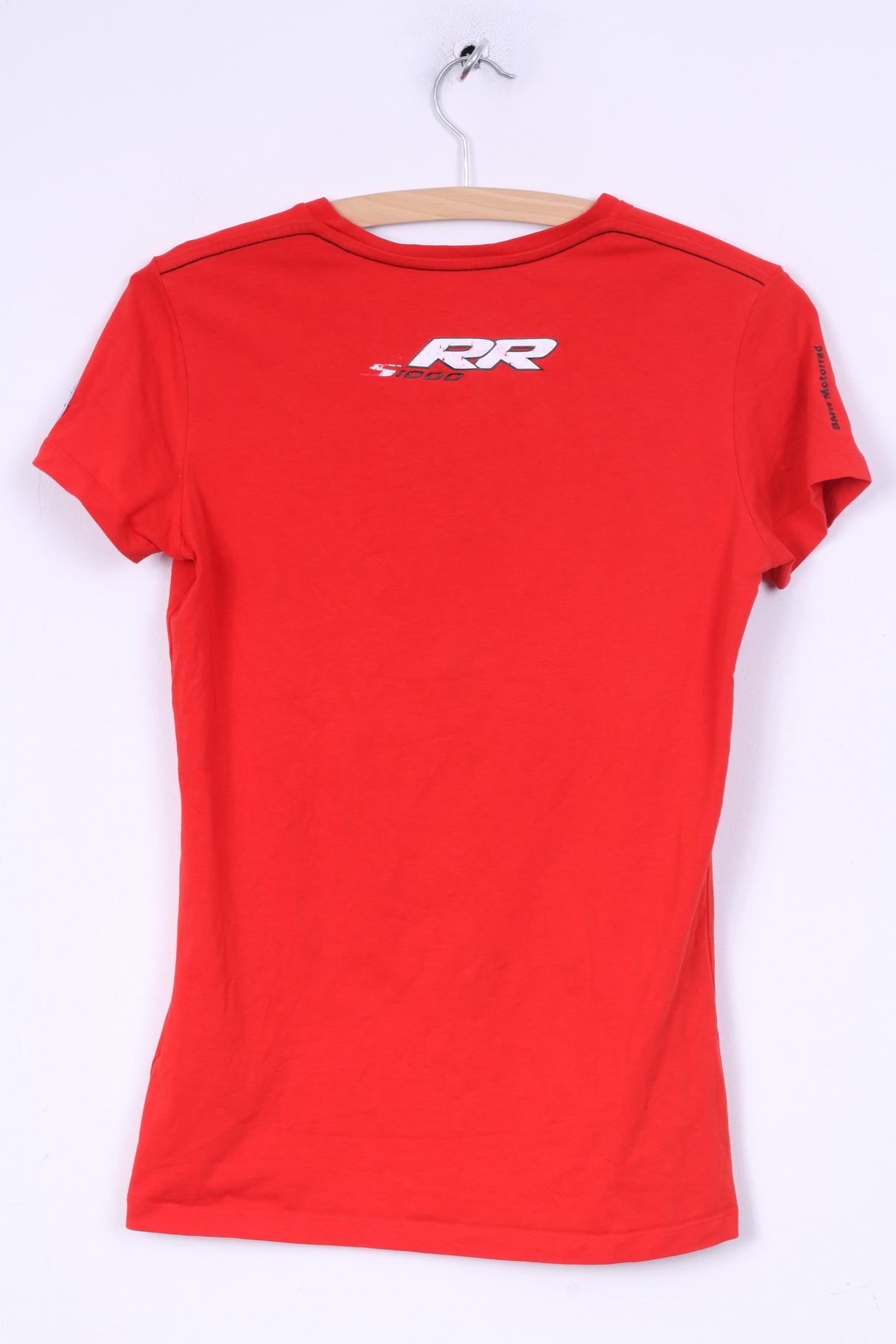 Bmw Motorrad T-shirt da donna M girocollo in cotone grafica RR S1000 maglietta estiva Alien 