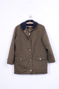 RED GREEN Womens S Jacket Padded Khaki Golf Sport Thermal Insulation - RetrospectClothes