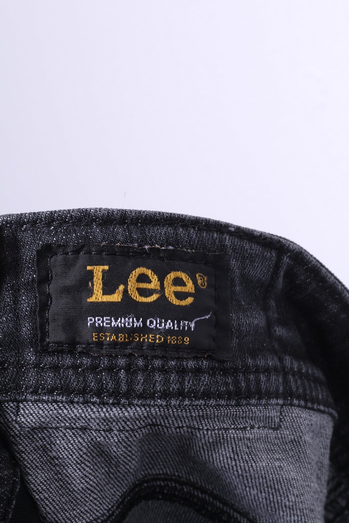 Pantaloni Lee da donna W26 L33 Jeans Pantaloni skinny elasticizzati in denim di cotone nero