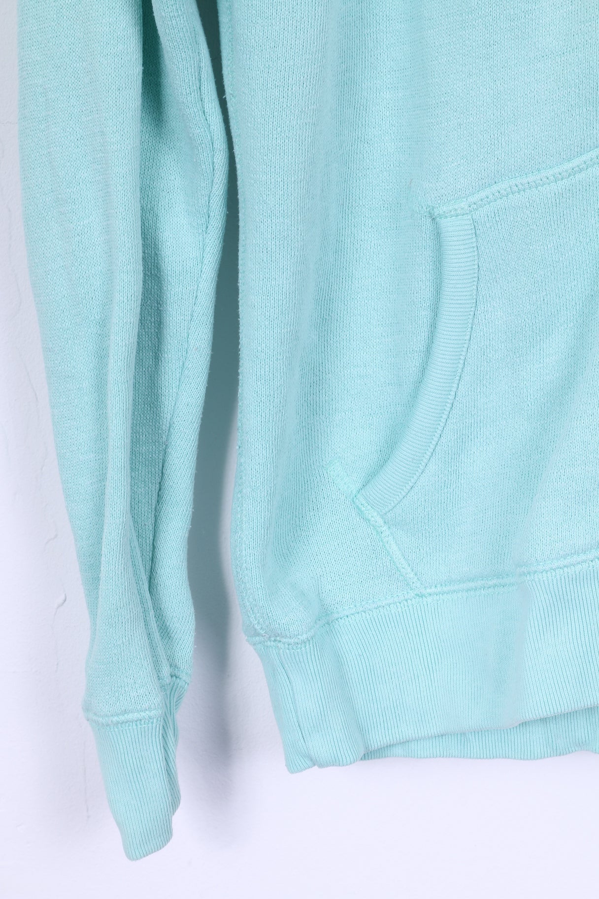 Felpa da donna 10 M di Jack Wills Felpa con cappuccio in cotone menta con cerniera