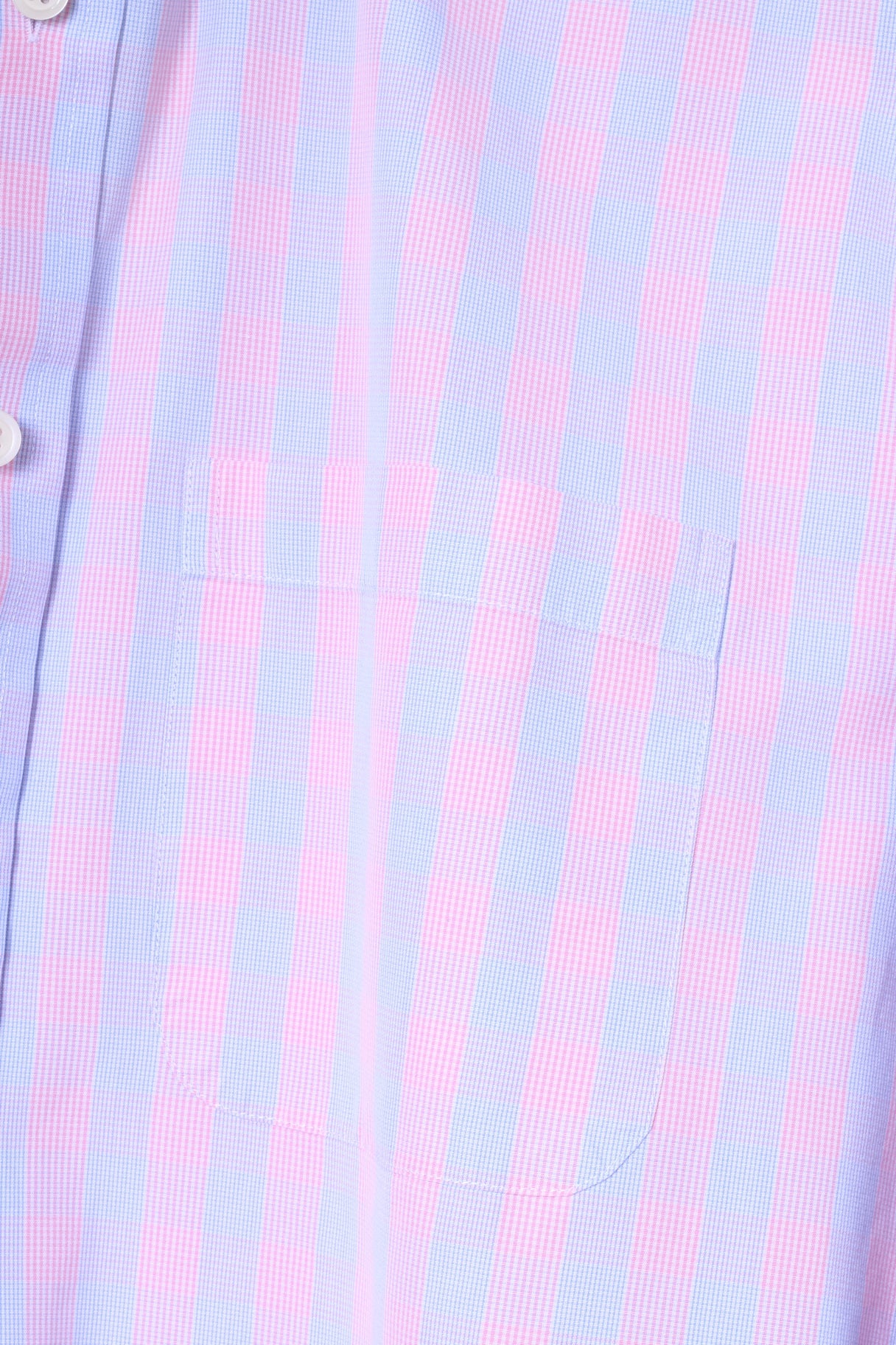 Charles Tyrwhitt Mens 16 41 L Casual Shirt Pink Blue Check Cotton Long Sleeve