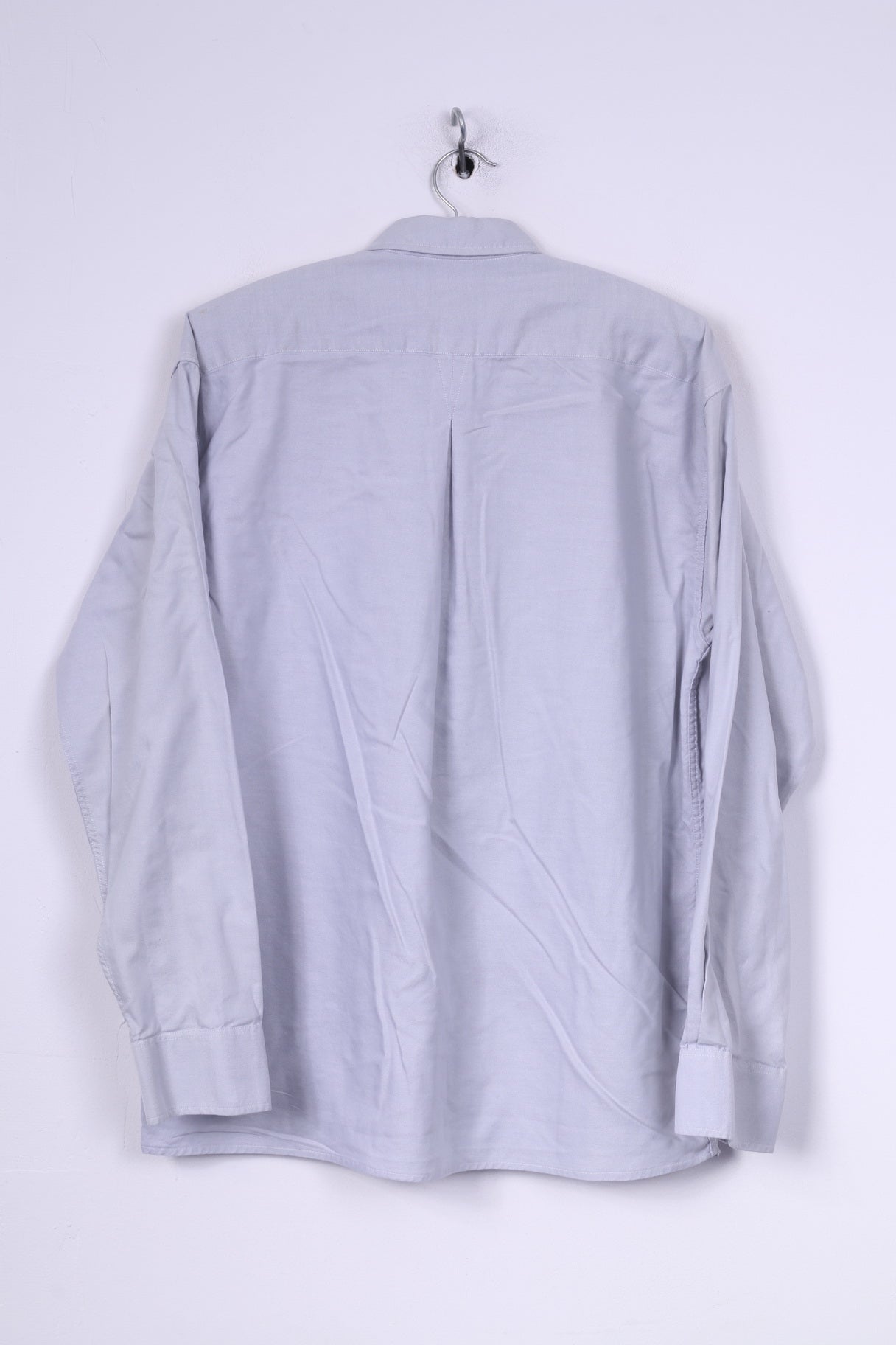 Jaeger Chemise décontractée pour homme Bleu Col boutonné Manches longues 