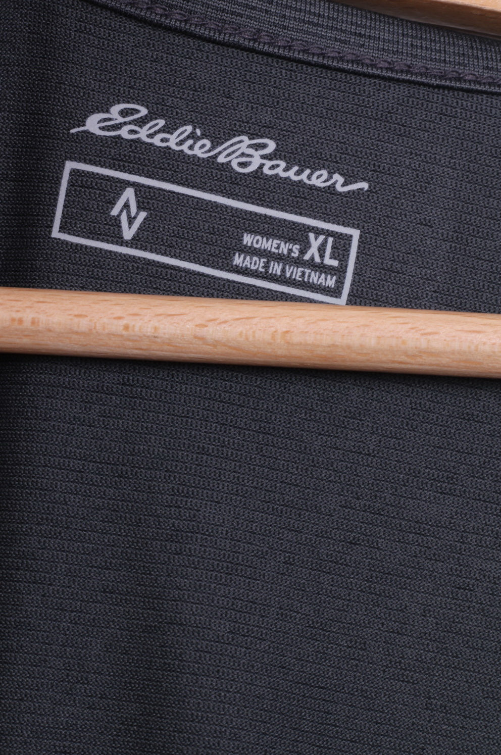 Eddie Bauer Chemise XL pour femme Gris Sccop Neck Rayé Freedry Top 