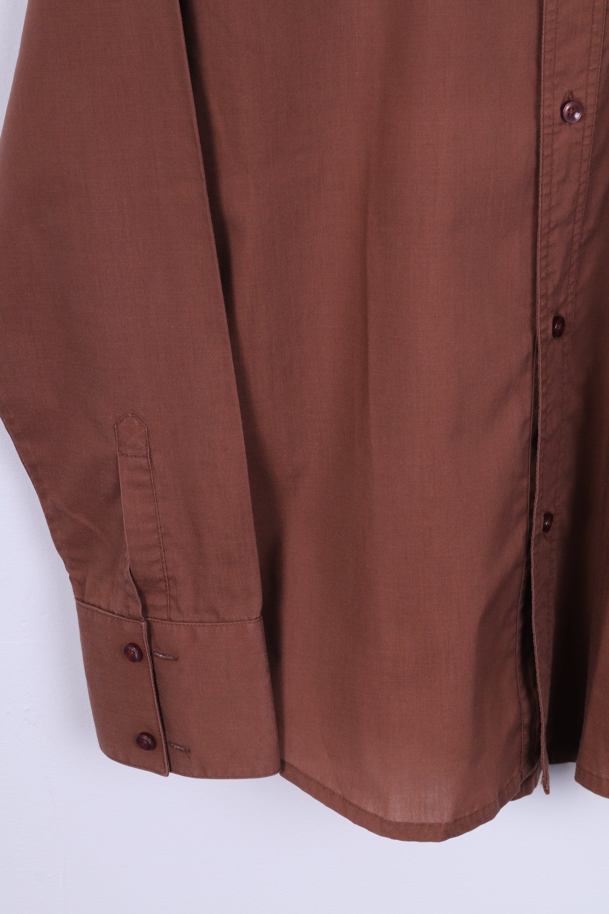 G-Star Mens XL (M) Casual Shirt Brown Long Sleeve