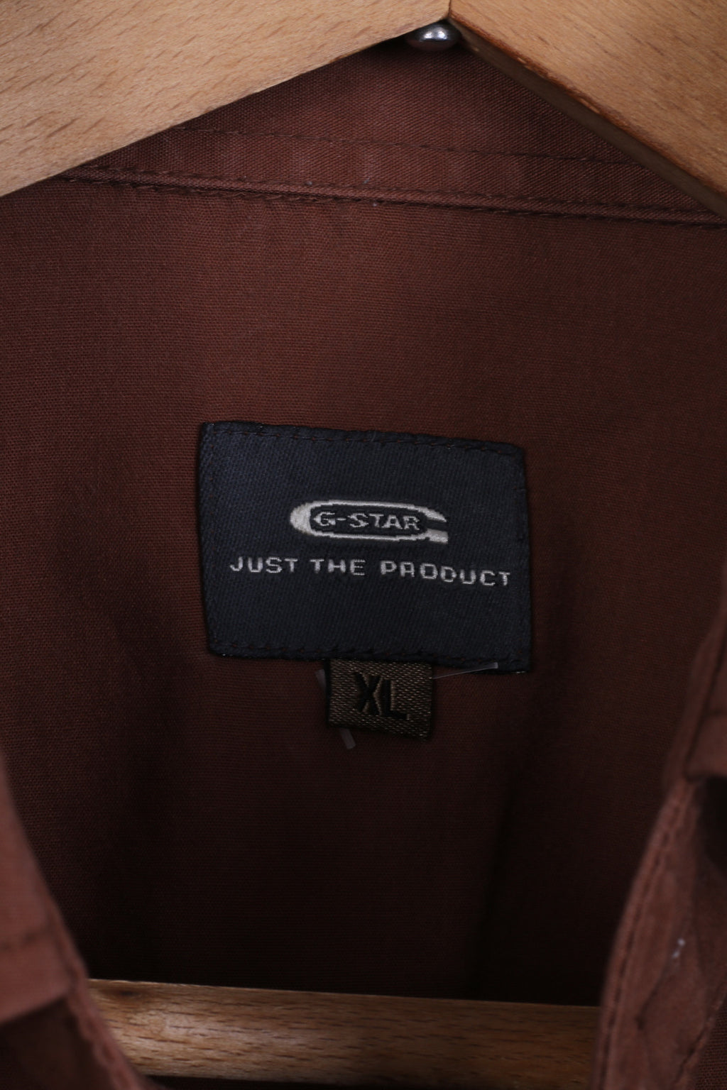 Camicia casual G-Star da uomo XL (M) marrone a maniche lunghe