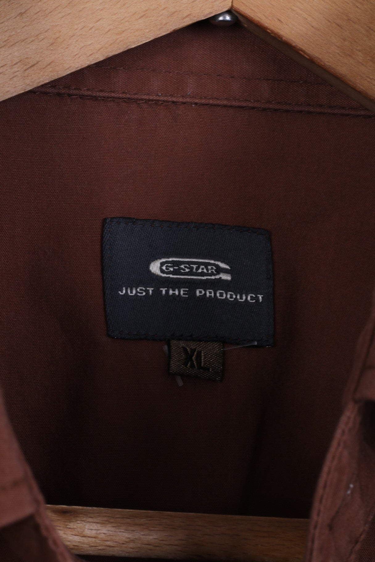 Camicia casual G-Star da uomo XL (M) marrone a maniche lunghe