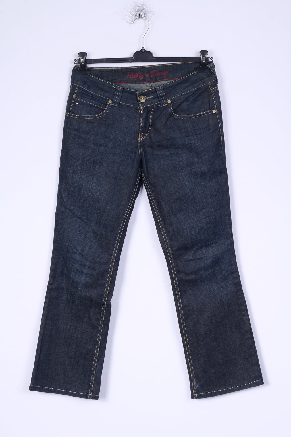 Pantaloni jeans Hilfiger Denim Sally da donna W29 L32 blu scuro a vita bassa