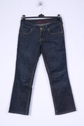 Pantaloni jeans Hilfiger Denim Sally da donna W29 L32 blu scuro a vita bassa