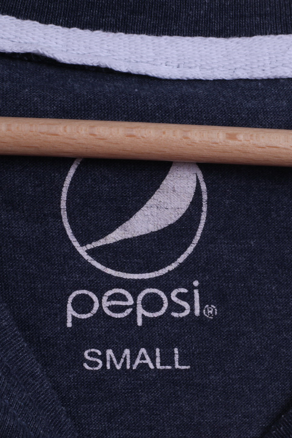 PEPSI T-shirt femme S bleu coton col rond PEPSI Graphic haut long