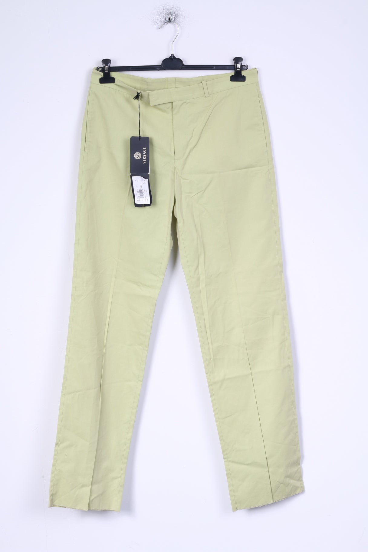 New Versace Mens 50 Trousers Olive Cotton Elegant Italy Gianni Pants