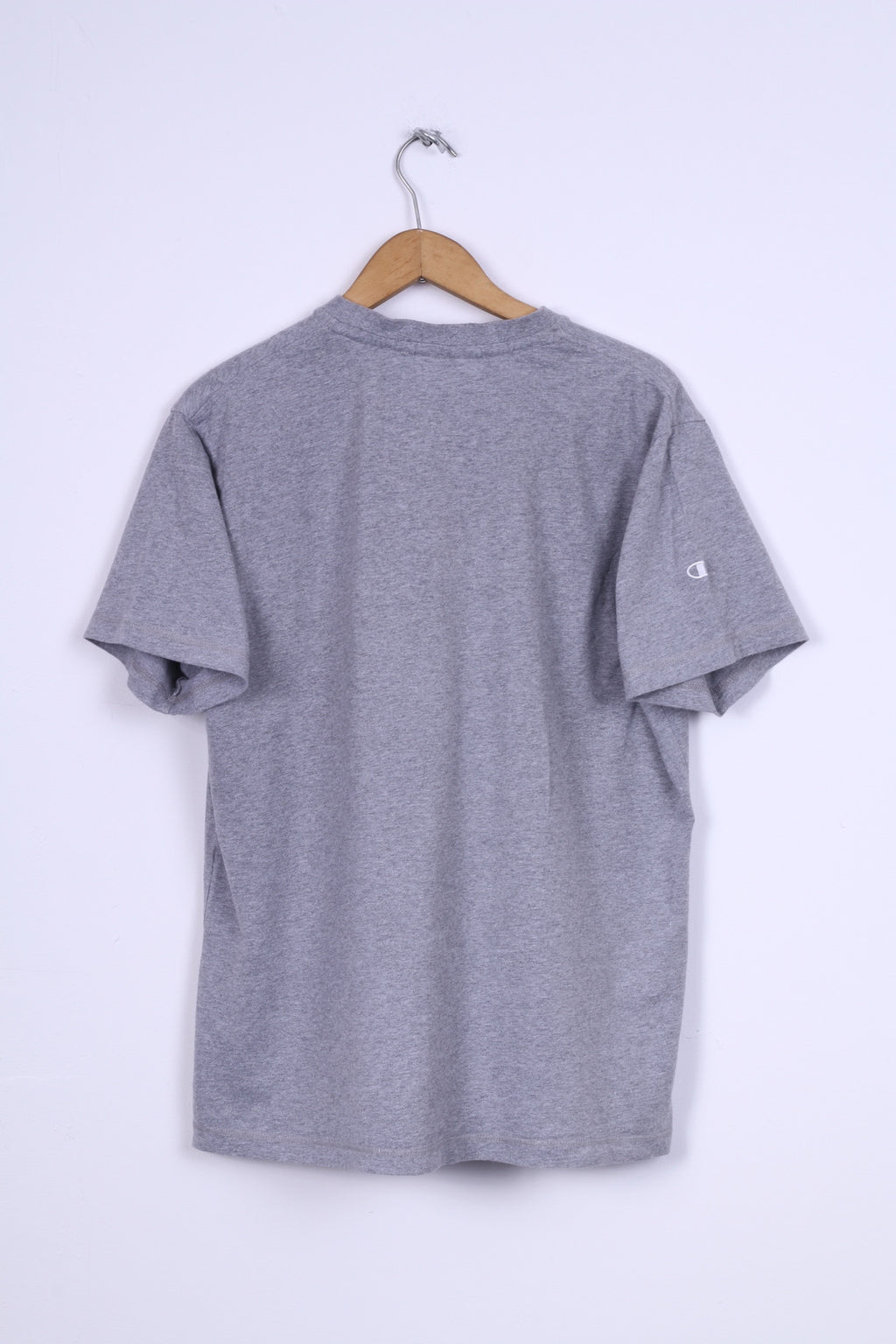 Champion Mens M T-Shirt Grey Cotton Graphic