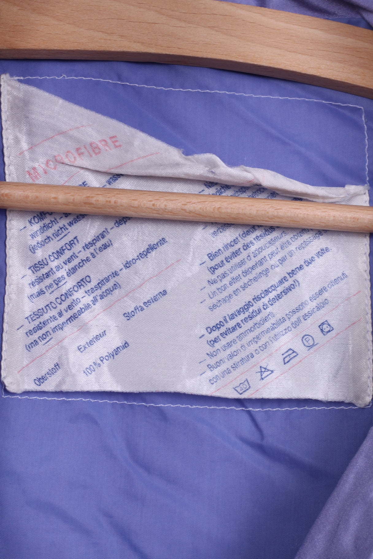 Vintage Womens 38 (XL) Jacket Lightweight Purple Full Zipper Nylon Waterproof