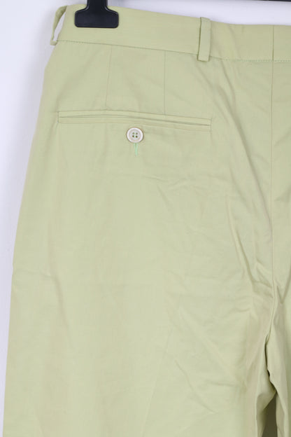 Nuovi pantaloni Versace da uomo 50 in cotone verde oliva eleganti pantaloni Gianni Italia