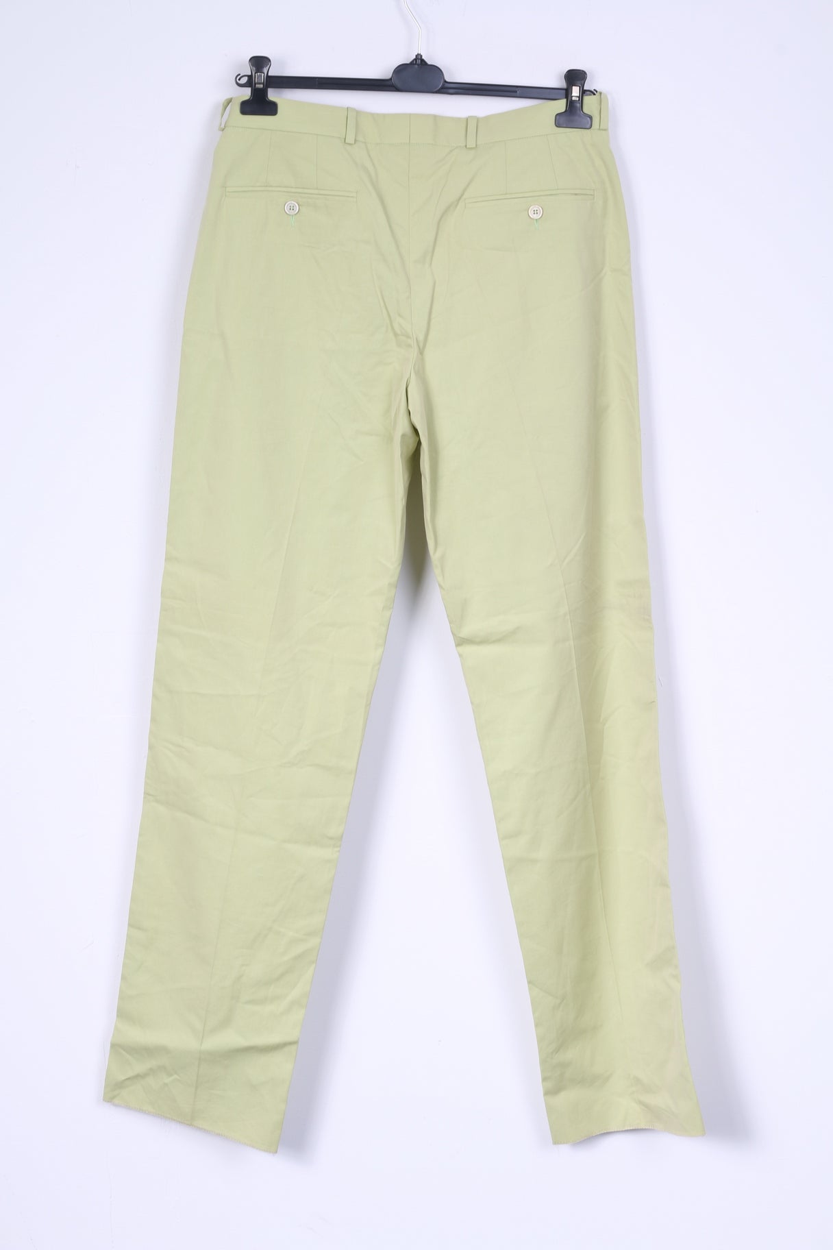 Nuovi pantaloni Versace da uomo 50 in cotone verde oliva eleganti pantaloni Gianni Italia