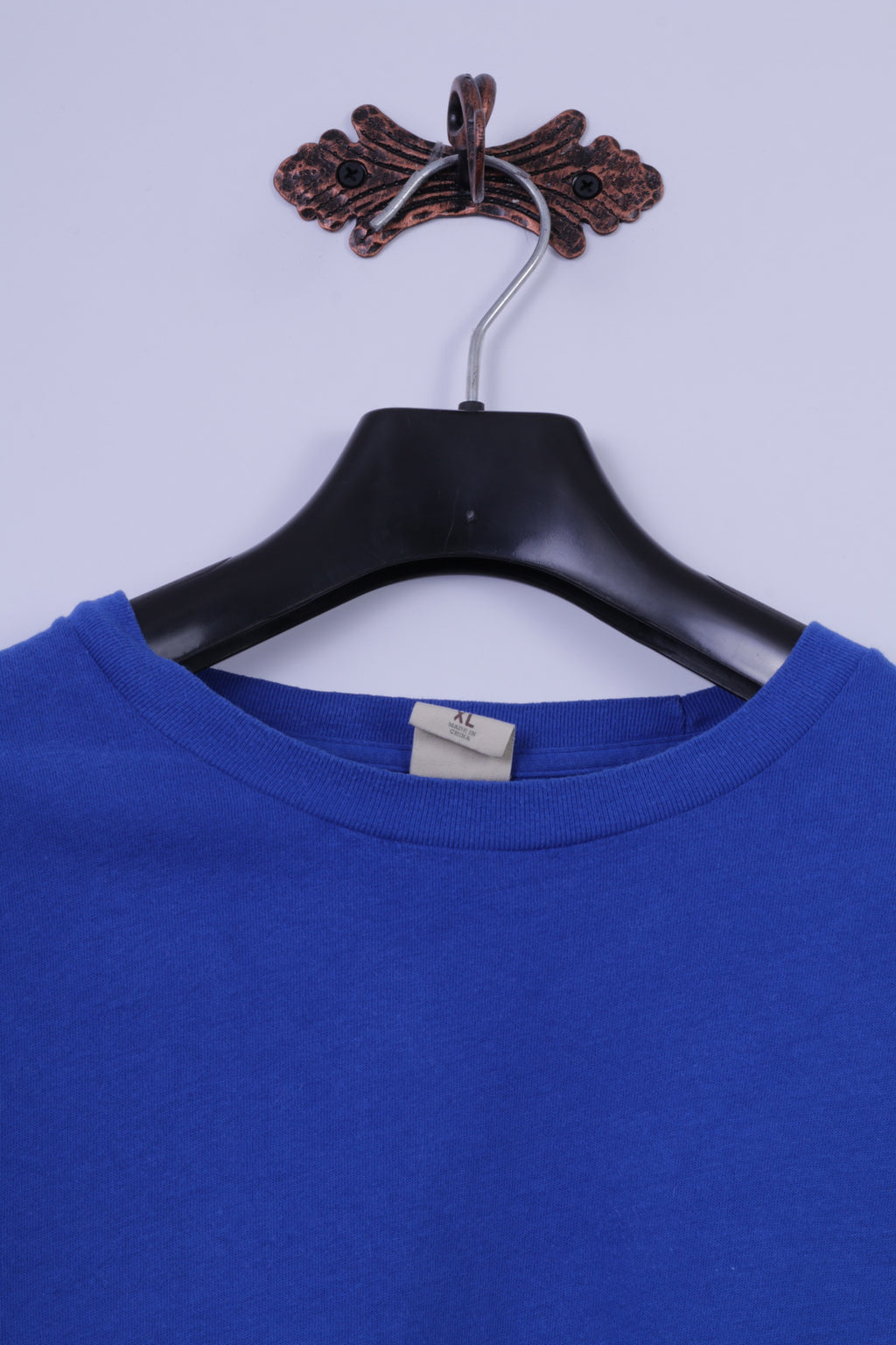 Hollister California Chemise à manches longues XL pour homme Bleu Coton Stretch Henley Top