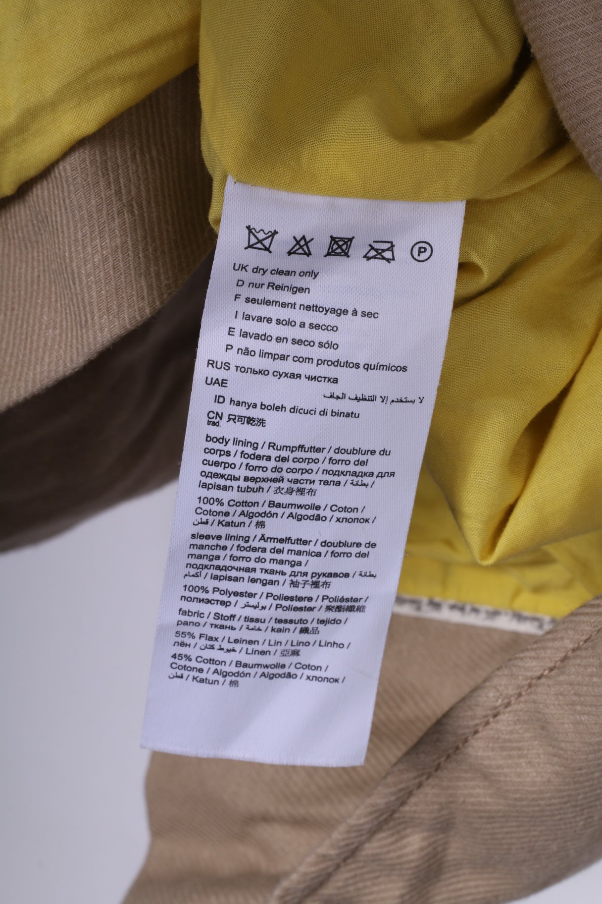 EDC by esprit Giacca da donna M Beige Leggera manica raglan Bottoni grandi Cotone 