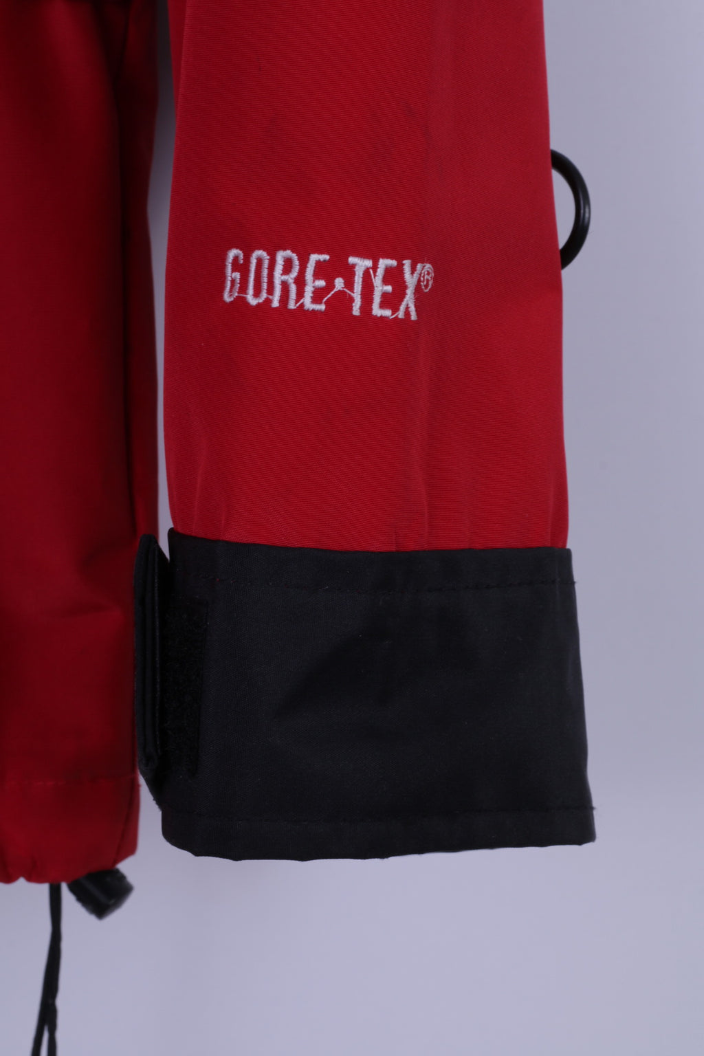 The North Face Womens XL (S) Jacket Red Nylon Zip Up Hooded Outdoor Mountain Top