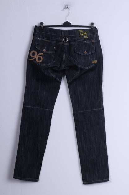 G-STAR RAW Women W33 L34 Jeans Trousers Dark Blue Elwood 5620 Pants