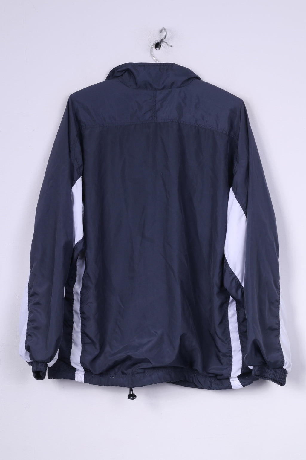 Active Swiss Design Veste légère L pour homme Bleu marine Fermeture éclair complète Haut de sport 