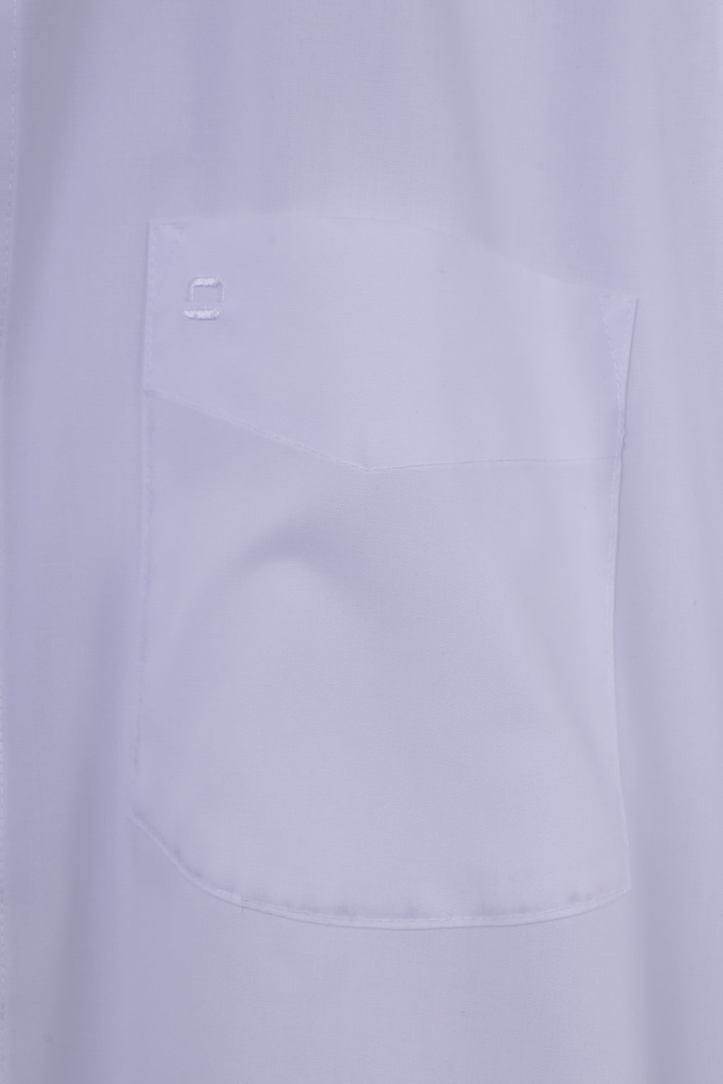 Olymp Luxor Chemise décontractée pour homme en coton blanc Coupe moderne à manches longues