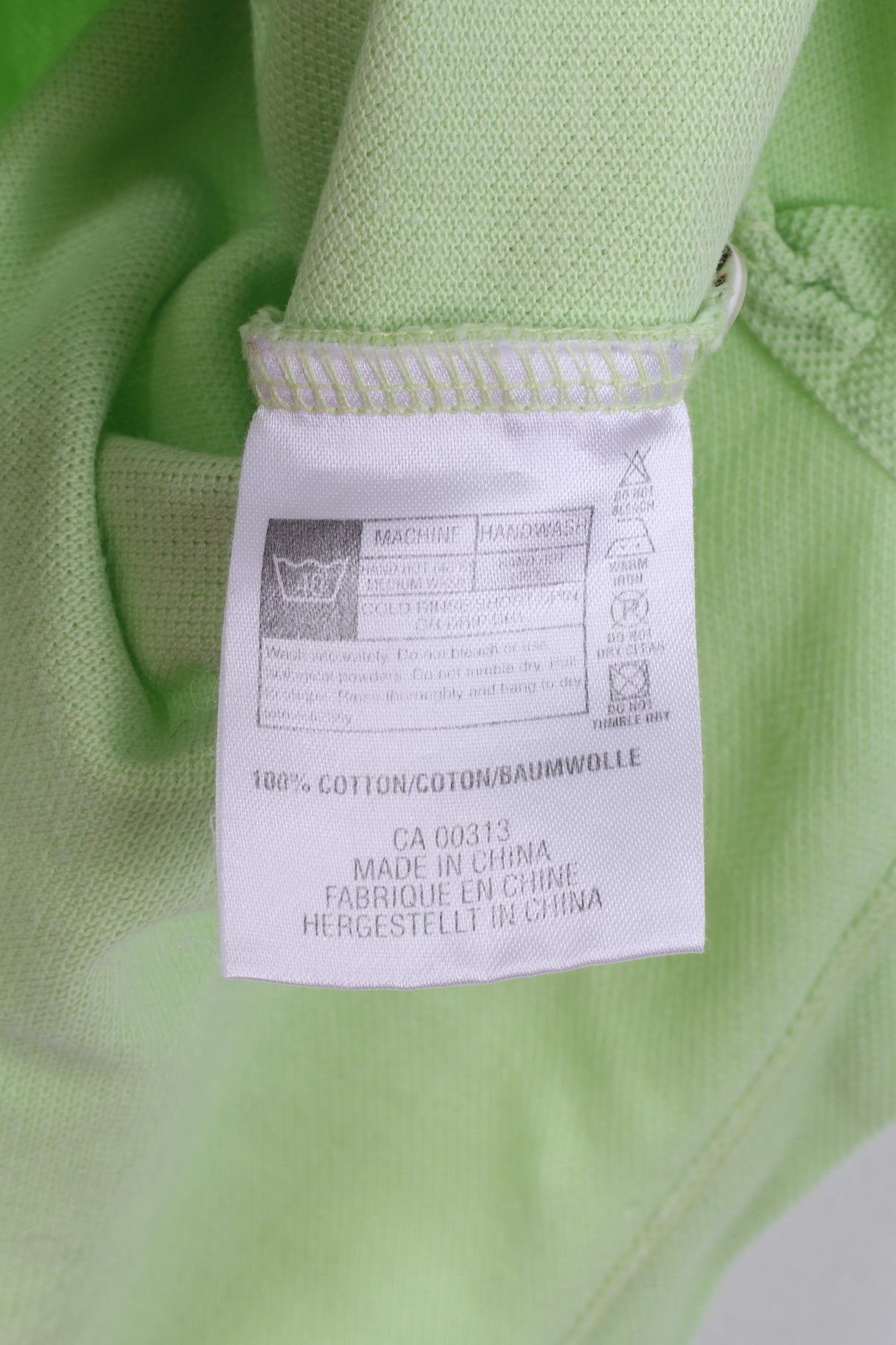 Lyle &amp; Scott Club Polo Homme XL (L) Vert Citron Boutons Détaillés Haut Coton