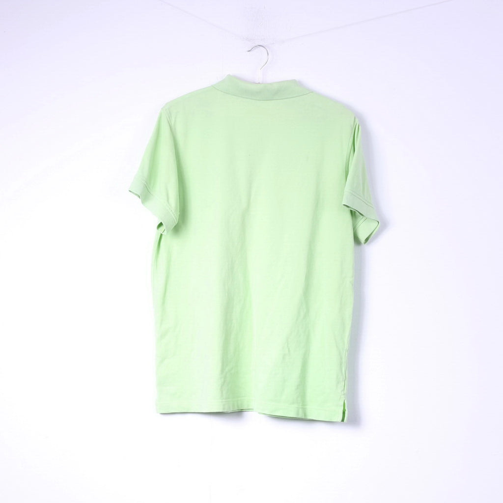 Lyle &amp; Scott Club Polo Homme XL (L) Vert Citron Boutons Détaillés Haut Coton