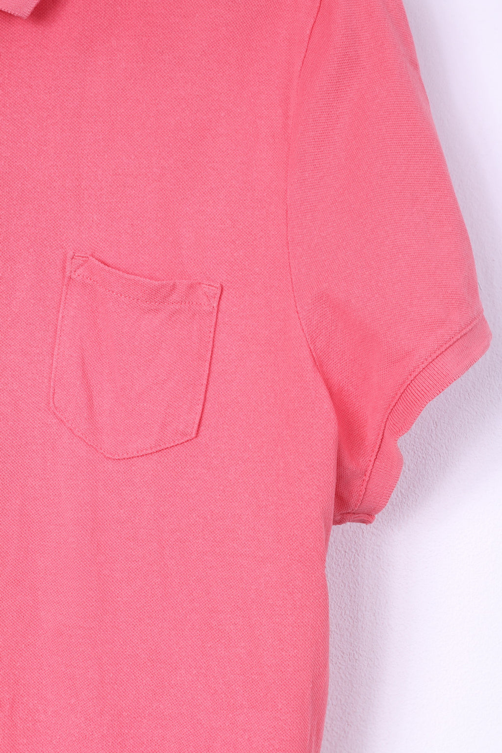 Gap Polo XL Femme Rose Coton Boutons Haut Déatilisé