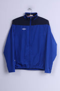 Giacca Umbro Boys XLB 158 Blu Sport Training Maglia da calcio leggera