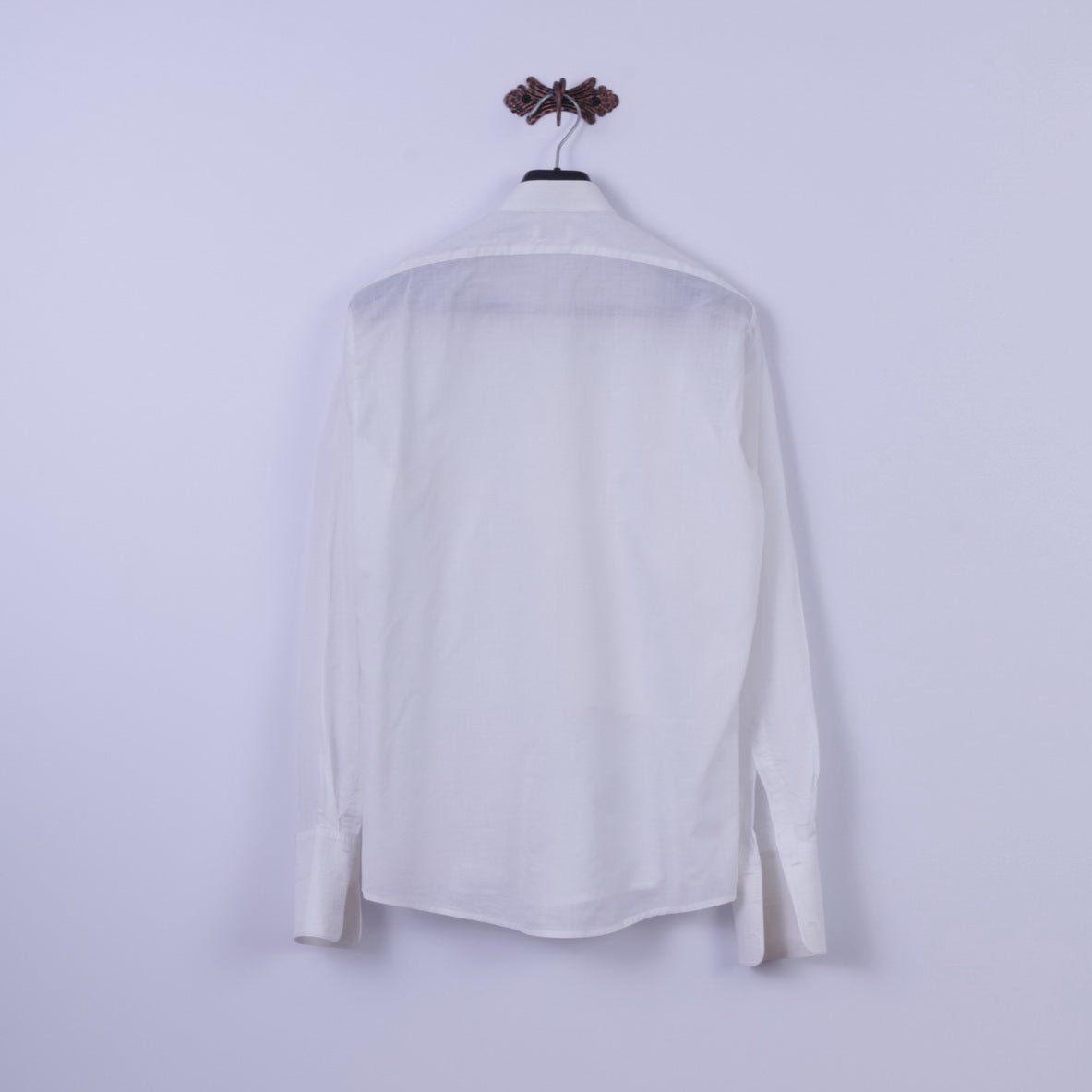 Seidensticker Austria SOIR Chemise décontractée pour homme en coton blanc Tyrol à manches longues