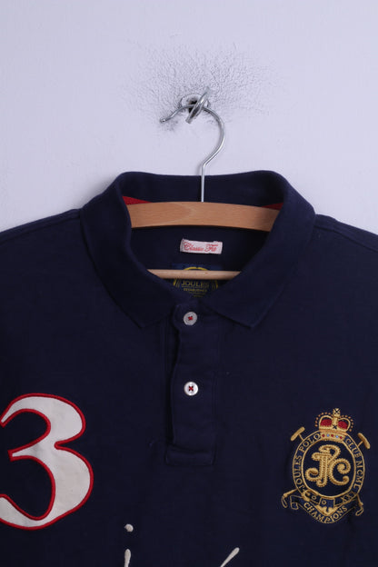 Joules Mens S Polo Shirt Navy Classic Fit Joules Polo Club #3 Cotton