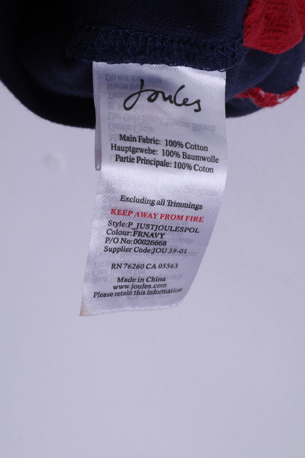 Joules Mens S Polo Shirt Navy Classic Fit Joules Polo Club #3 Cotton