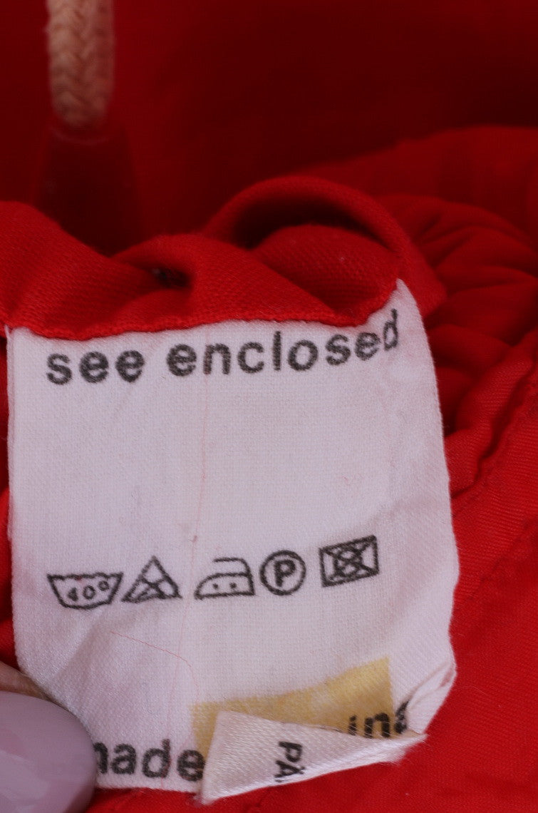 Sinclair Giacca da uomo 34/36 XL Sport con cappuccio impermeabile in nylon rosso