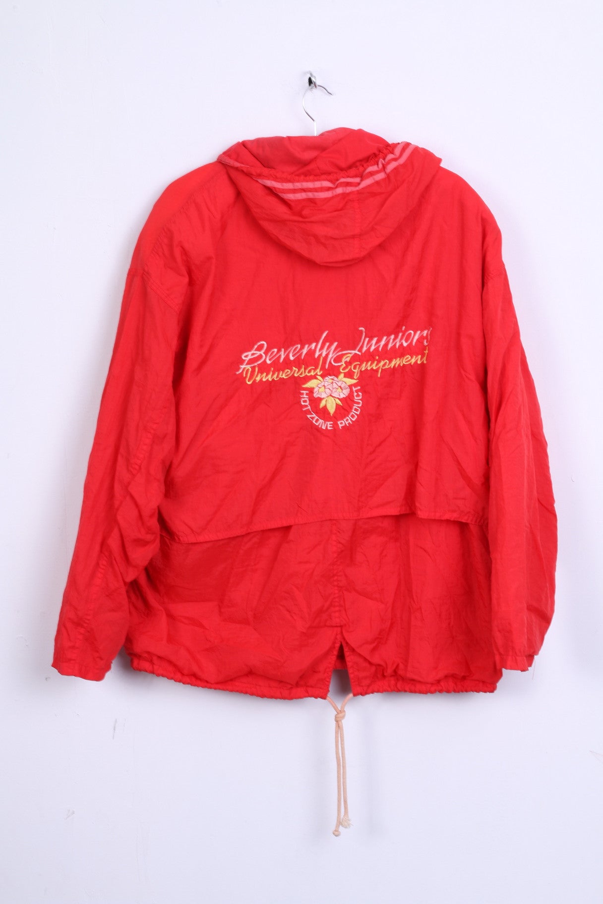 Sinclair Giacca da uomo 34/36 XL Sport con cappuccio impermeabile in nylon rosso