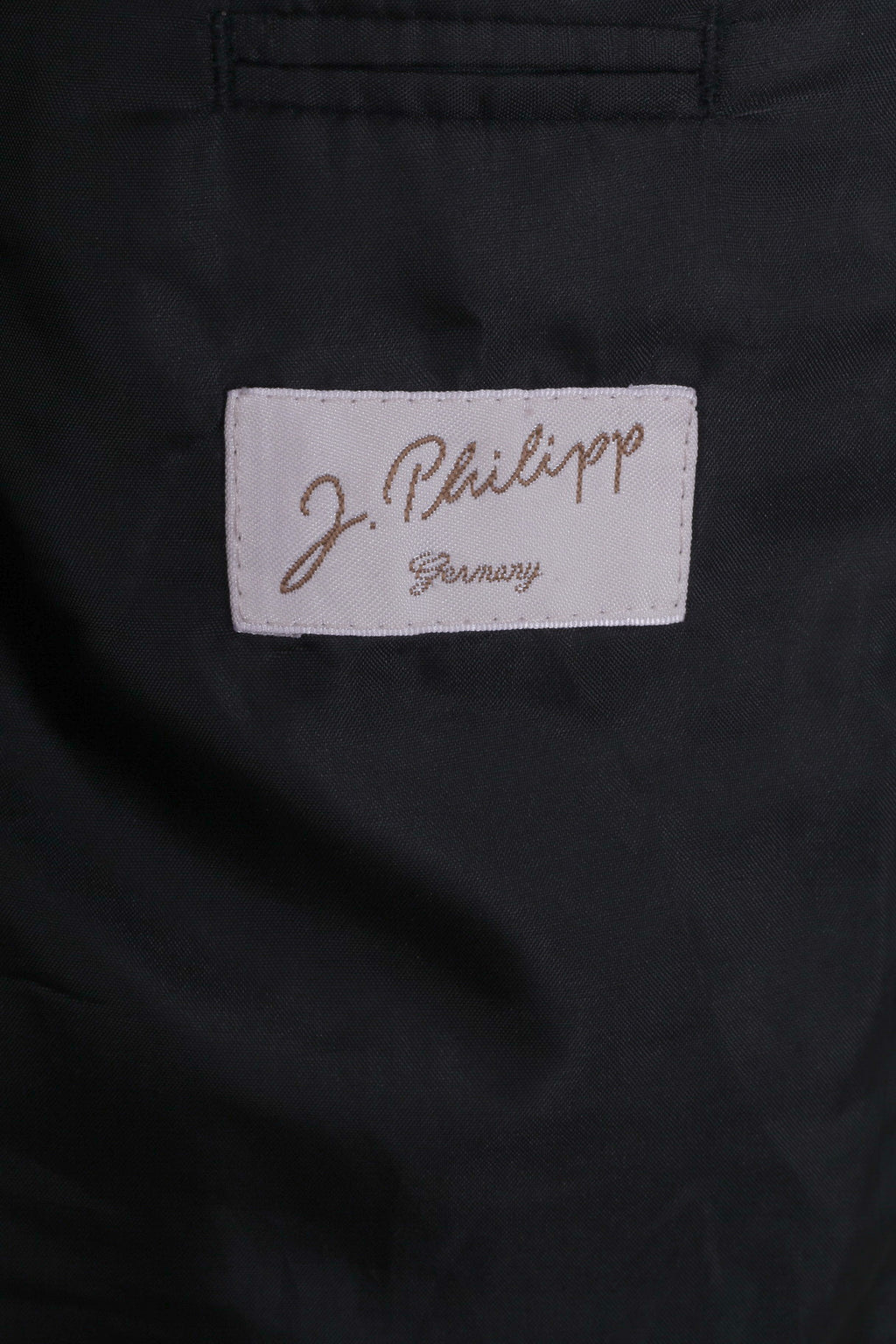 Travel Suit Comfort J.Philipp Mens 50 M Blazer Jacket Single Breasted Wool Black