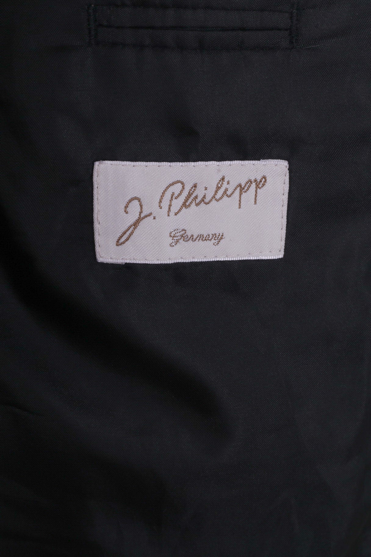 Travel Suit Comfort J.Philipp Mens 50 M Blazer Jacket Single Breasted Wool Black