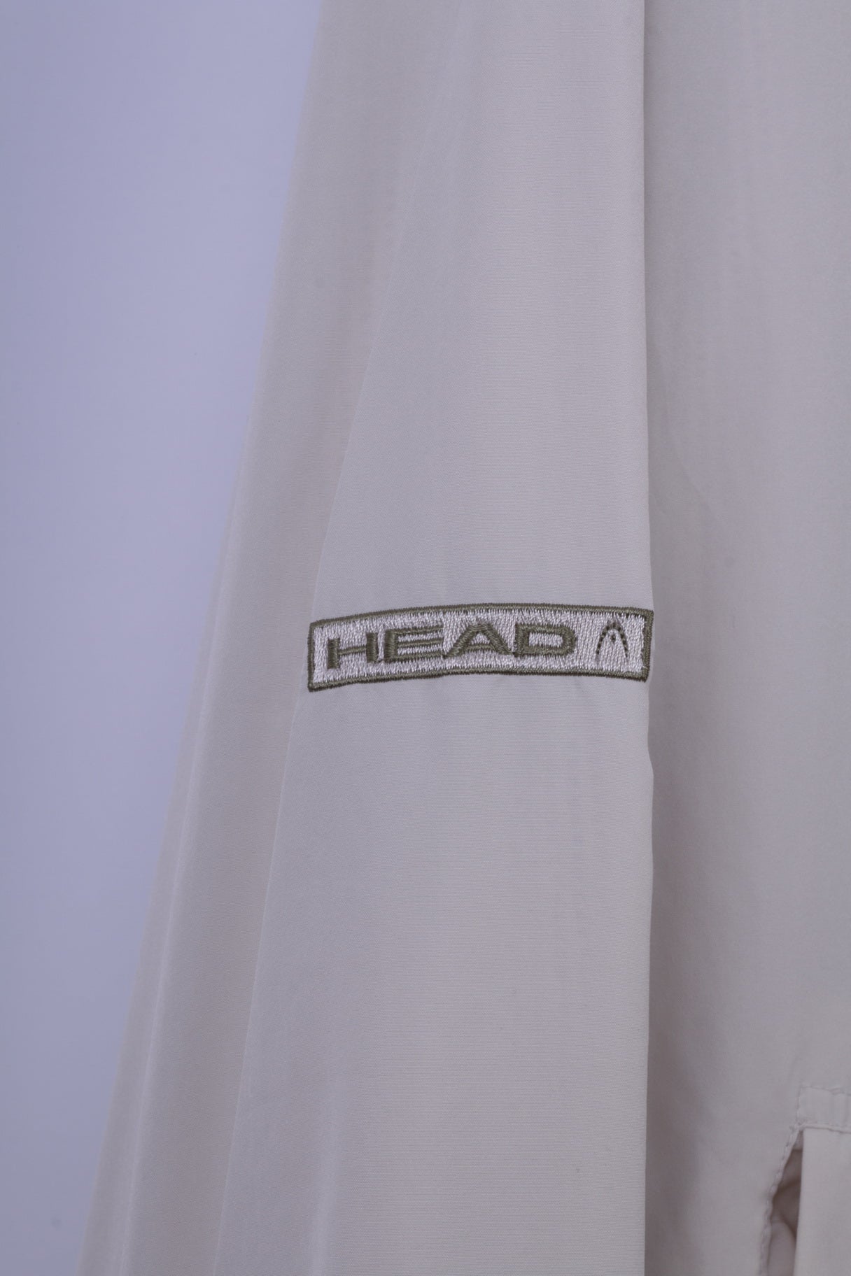 Giacca Head da uomo L. Top bomber da golf retrò leggero con cerniera beige