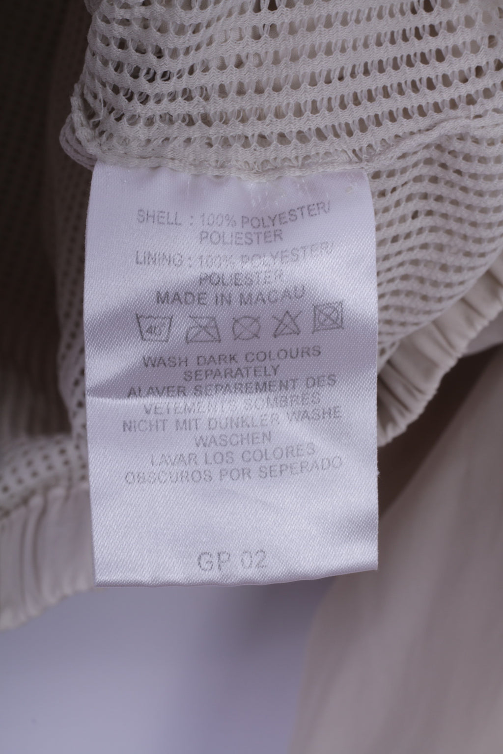 Giacca Head da uomo L. Top bomber da golf retrò leggero con cerniera beige