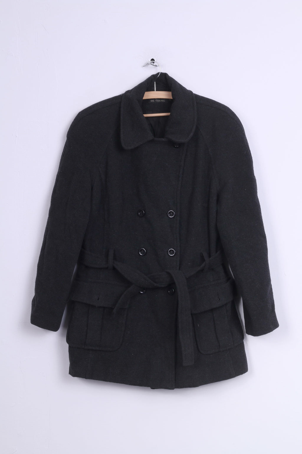 Giacca Jacqueline De Young da donna 38 doppio petto grigio scuro