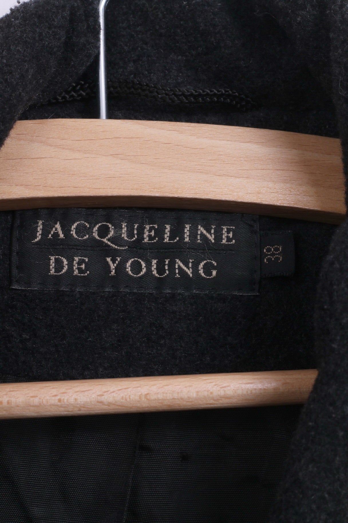 Giacca Jacqueline De Young da donna 38 doppio petto grigio scuro