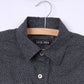 Local Area Mens S Casual Shirt Black Micro Dots First Base Sports Cotton Top Straight Up
