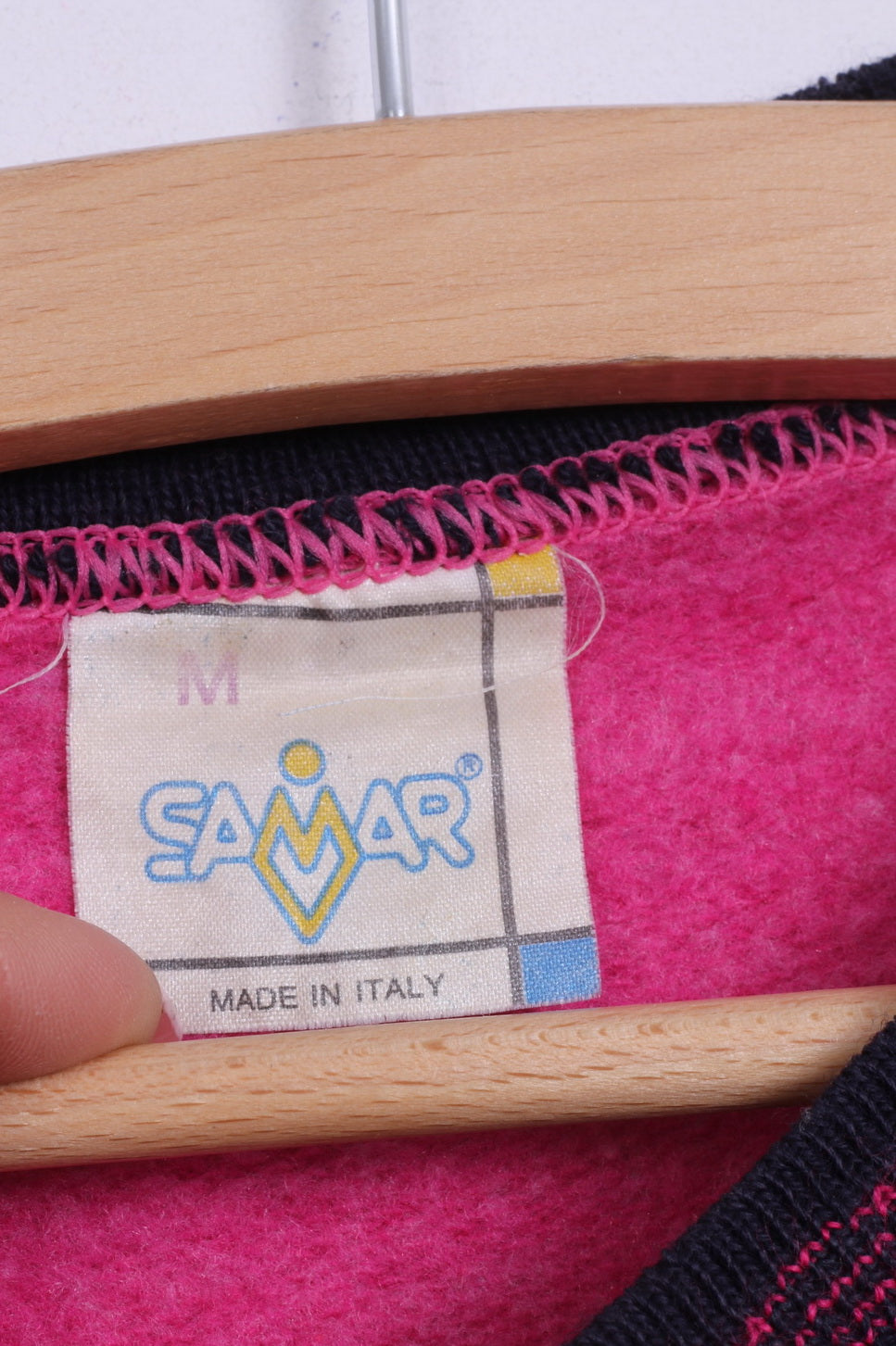 Samar Femme M Jumper Rose Pan Point Coffe Italie Pull